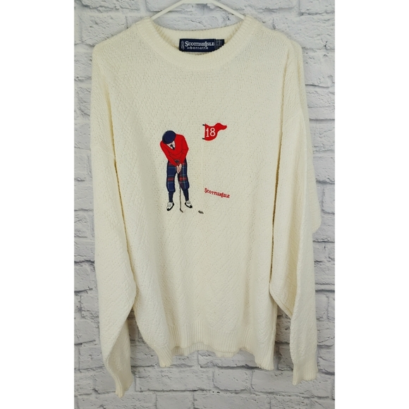 ScottishIsle by bernette Sweaters - ScottishIsle By Bernette Crewneck Sweater, Size L